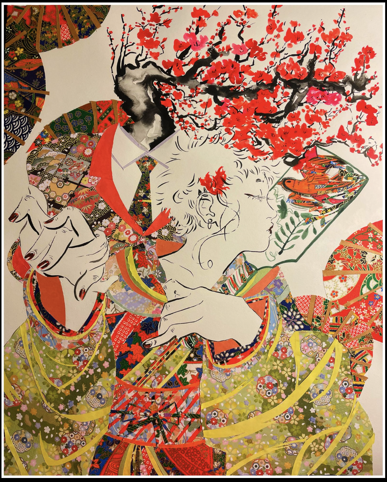 Marker and ink on paper